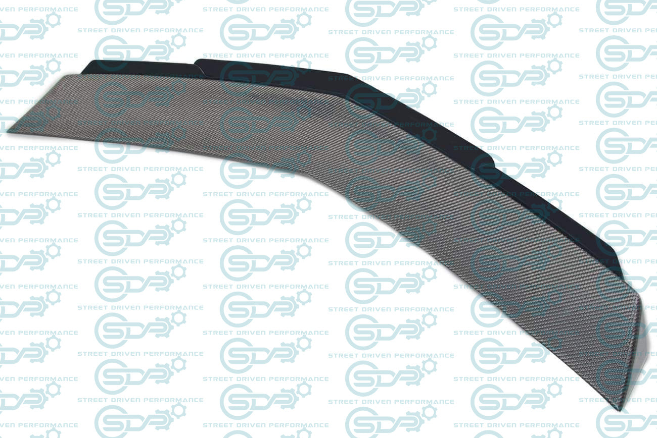 2009-2015 Cadillac CTS-V V2 | Sedan Carbon Fiber Rear Trunk Lid Wickerbill Spoiler / Wing